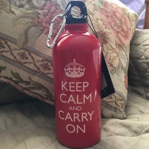 Keep Calm and Carry On Water Bottle